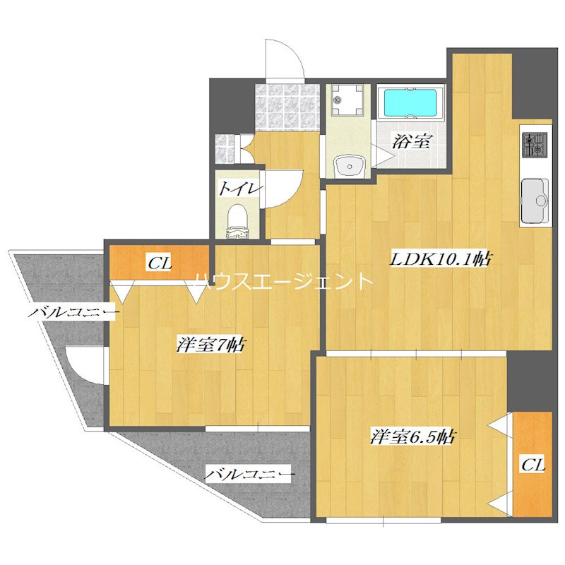 クラリティＭＳ 間取り図