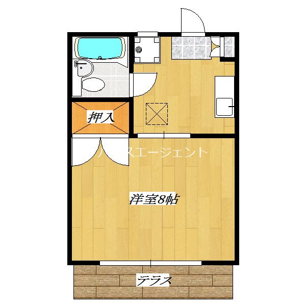 ユートピアⅠ 102号室 間取り