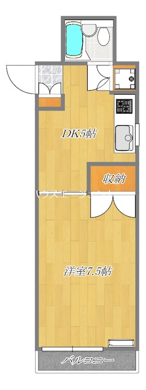 舘山ビル 402号室 間取り