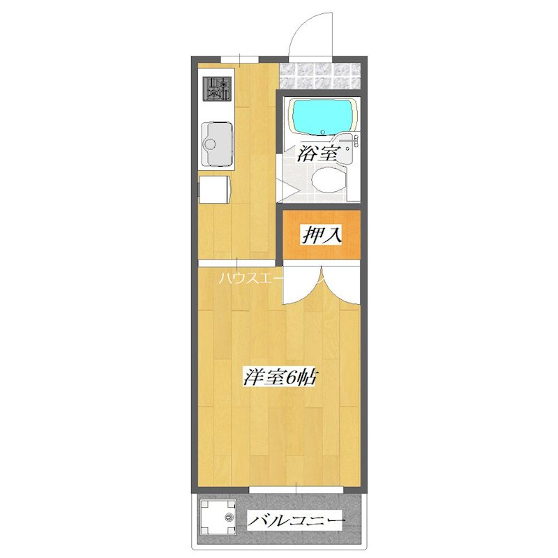 レモンハイツ島田Ⅱ 間取り図
