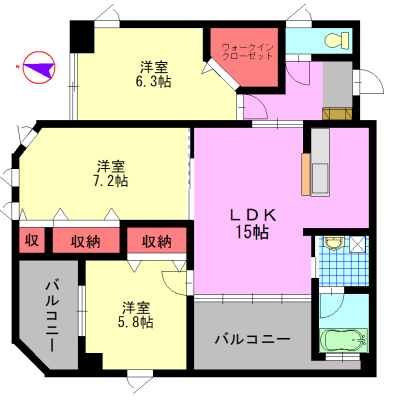 J5 Stage.1 間取り図