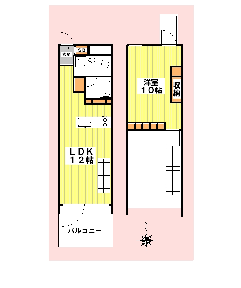 リフュージュオーフォレストＮ N207号室 間取り