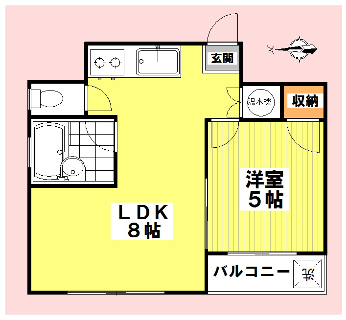 佐藤ビル 601号室 間取り