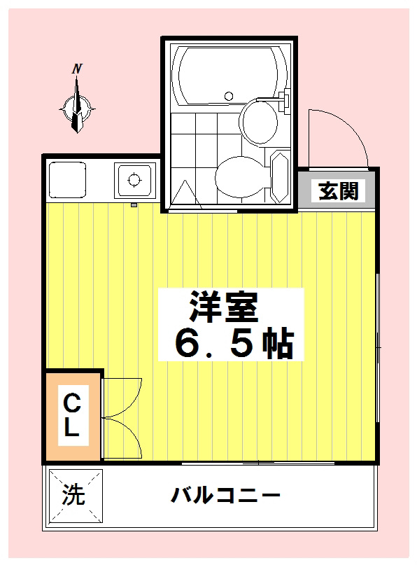 YTハイツ 201号室 間取り