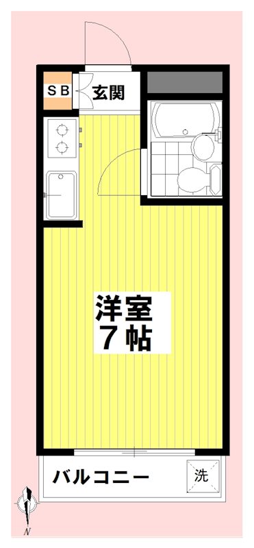 ハイツ高円寺館 302号室 間取り