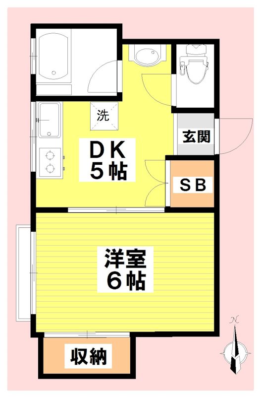 矢崎ビル 203号室 間取り
