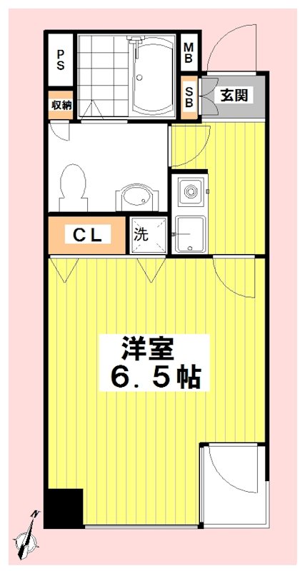 千代田タワーマンション 401号室 間取り