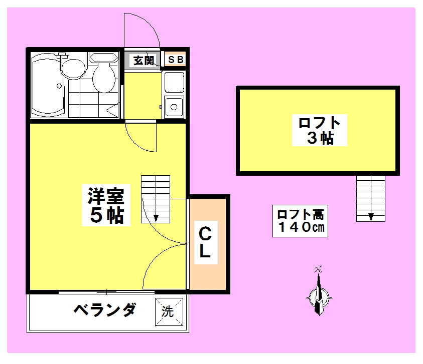 シティハイツ草加 間取り図