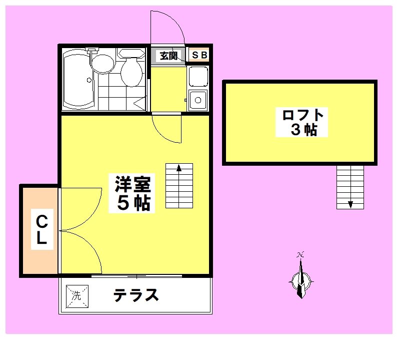 シティハイツ草加 間取り図