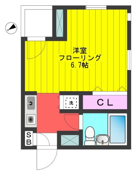 ジュネス洗足 間取り図