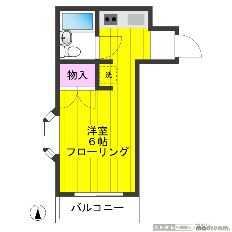 セソールハイツ 間取り図