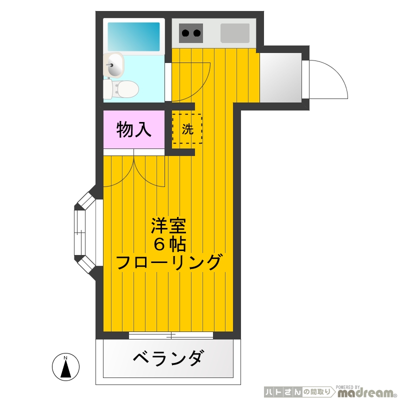 セソールハイツ 間取り図