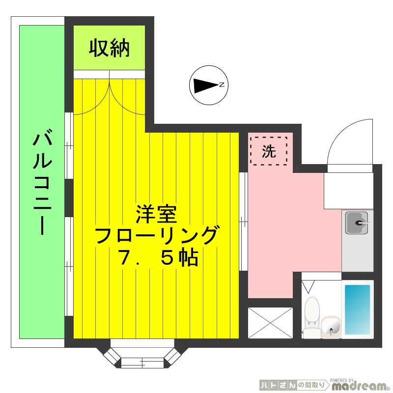 セソールハイツ 間取り図