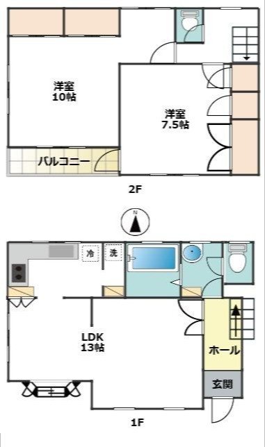 大岡山テラスハウス 間取り
