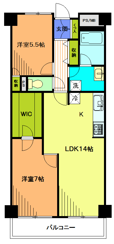 シャンボール瀬田 間取り