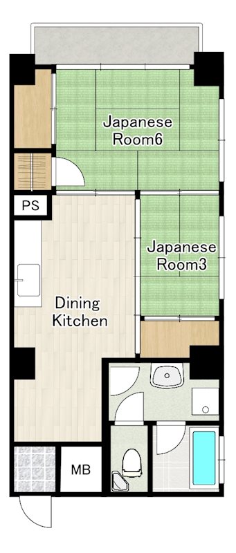 正木屋マンション 間取り図