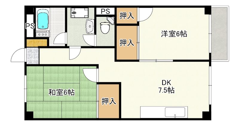 正木屋マンション 間取り図