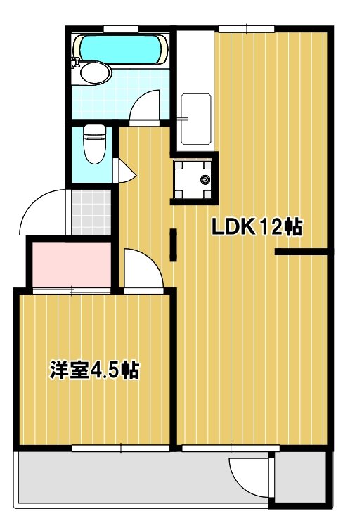 コーポ時枝 間取り図