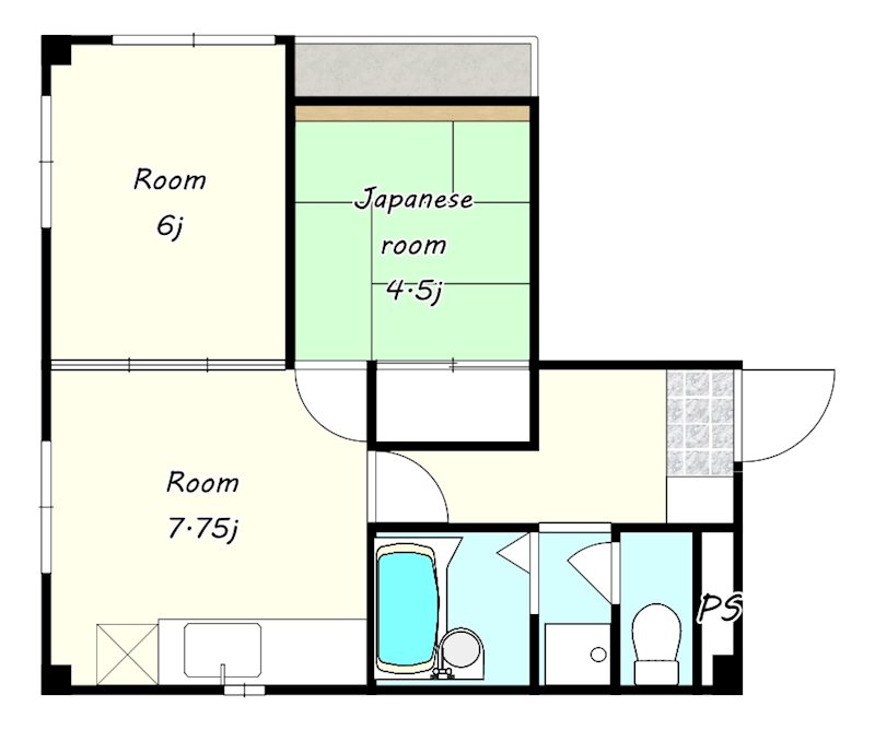 コンフォール大棚屋 間取り図