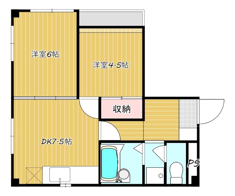 コンフォール大棚屋 間取り図