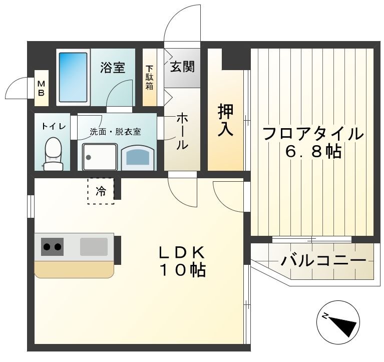 ホーマット･F 間取り図