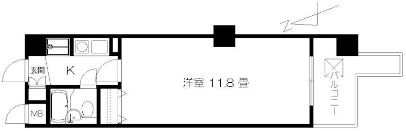 コスモプレイス鶴見中央  間取り図