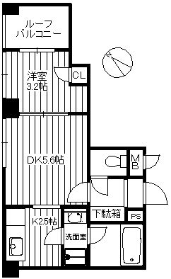 マイキャッスル鶴見中央 間取り図