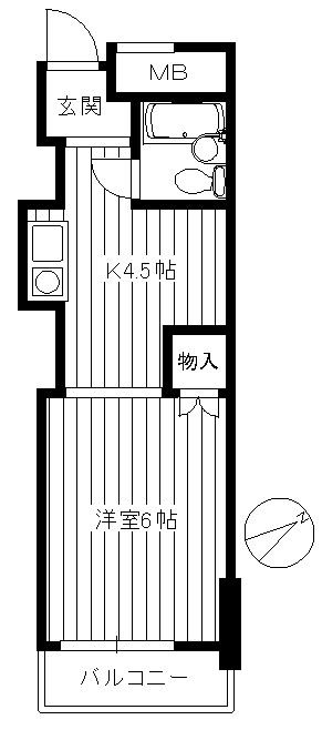 鶴見リバーサイド三和 間取り図