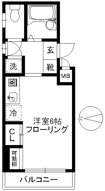 マンマミーア横浜 間取り図