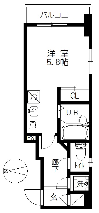 マンマミーア横浜 間取り図