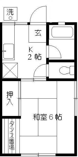 シティハイムシャンテ 間取り図