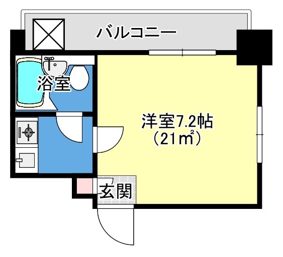 豊岡南フーガ 202号室 間取り