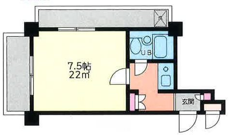 豊岡南フーガ 間取り図
