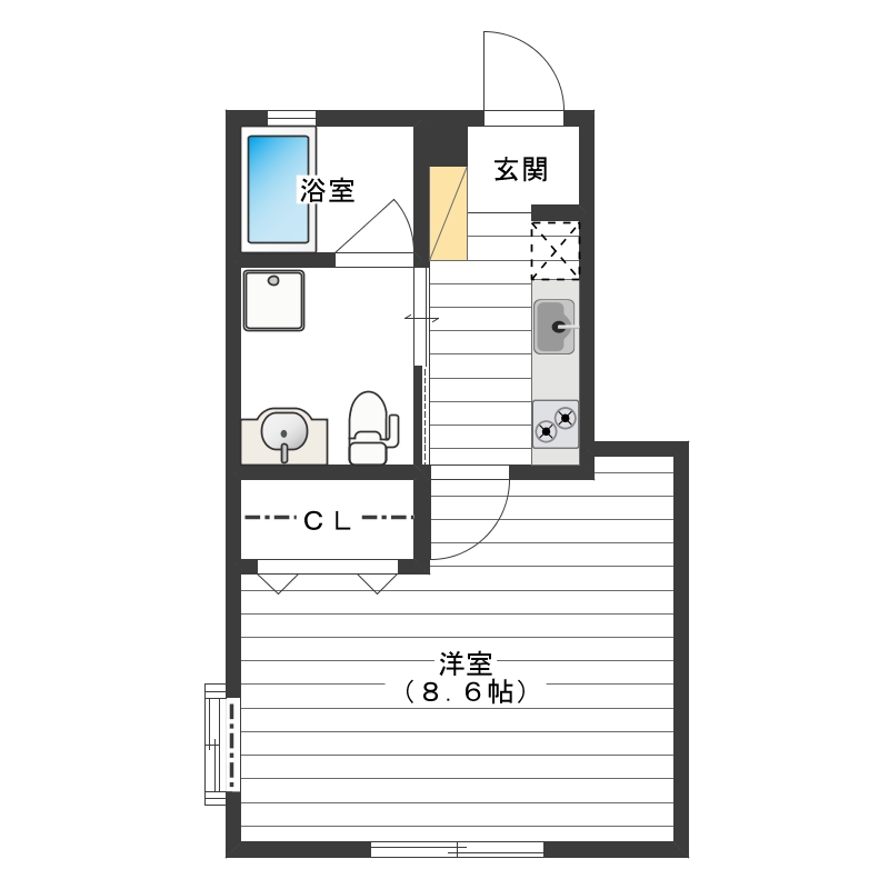 Backyard House 間取り図