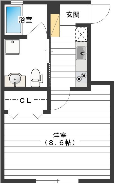 Backyard House 間取り図