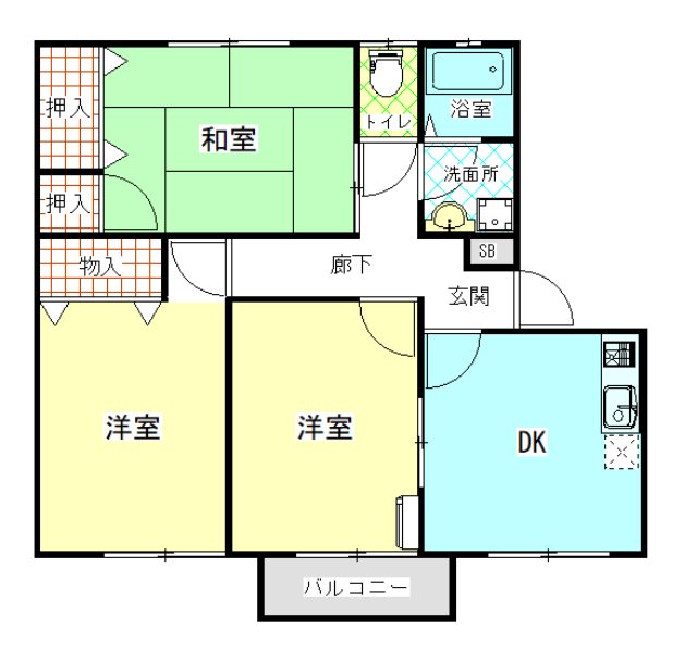ボナール 間取り