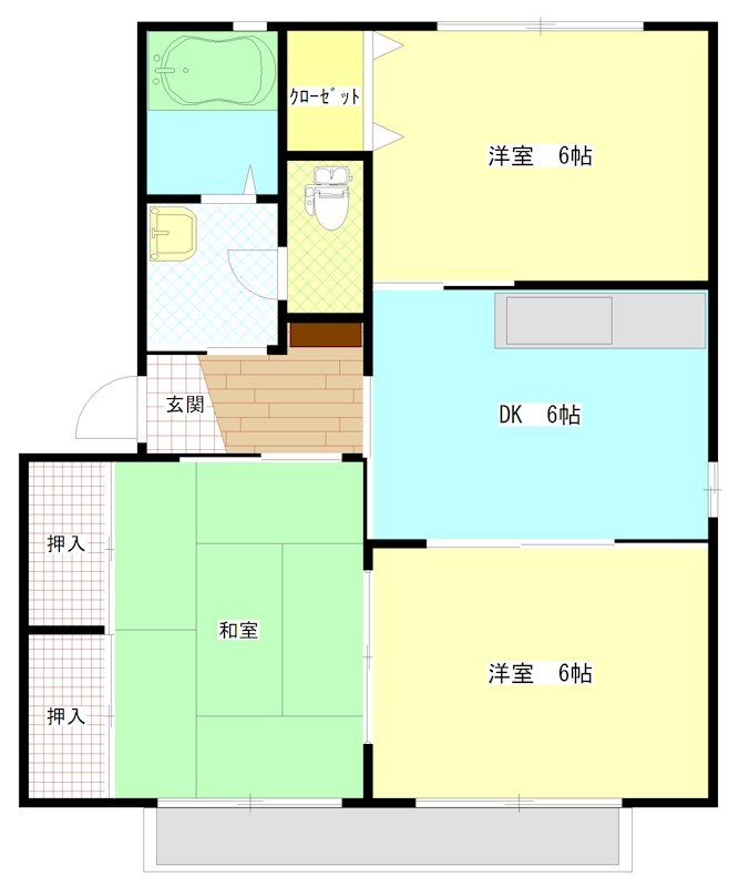 サンセールマスイ　Ｂ棟 間取り