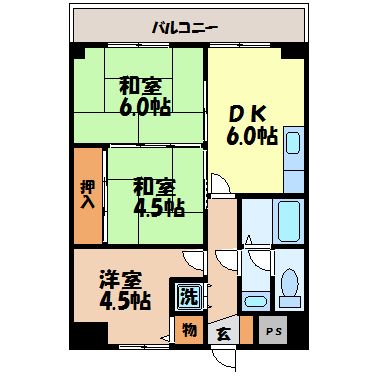 キャスティール五島町 間取り