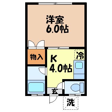 カリーナ立岩 間取り