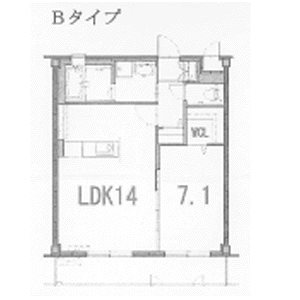 ＴーＦＬＡＴＳ 105号室 間取り