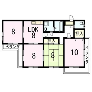 レイジェンス大八木 間取り