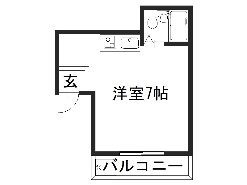 カプチーノ川島 302号室 間取り