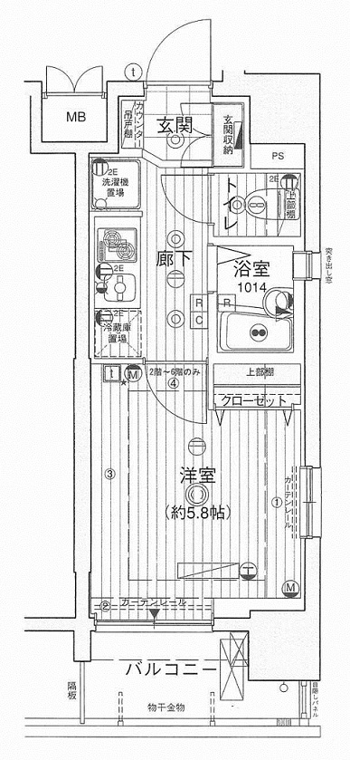 アルカディア西荻窪 間取り