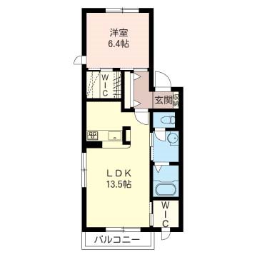 Quatre Saisons Ouest 間取り