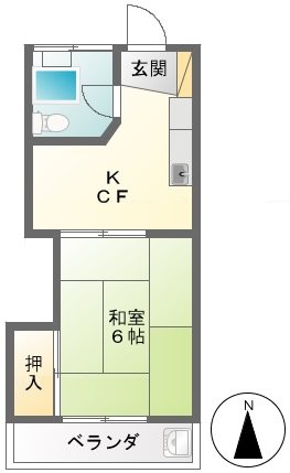 コーポはなぶさ 間取り