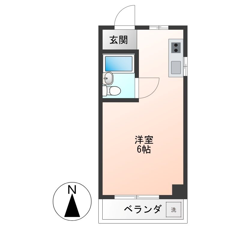 コーポラスランブルメイト 間取り