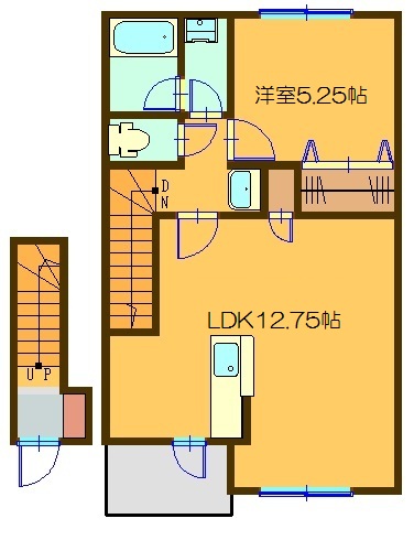 TX-1 間取り図