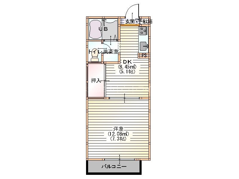 コーポ・アルタ 間取り図
