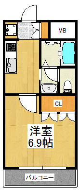 コンフォール・戸手 間取り