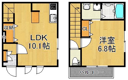 パール　メゾン 101号室 間取り